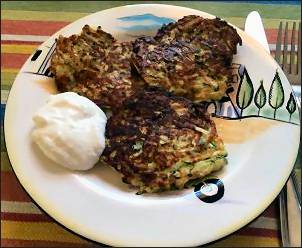 zucchni fritters