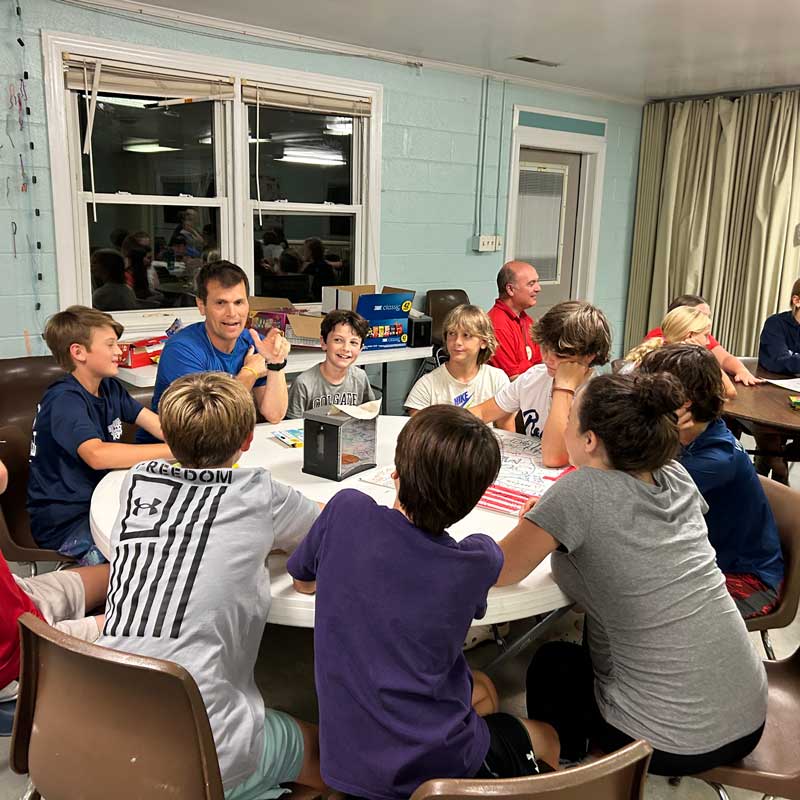 study at overnight camp